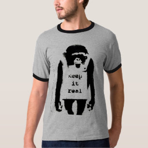 猿は保ちますそれを実質言います Tシャツ