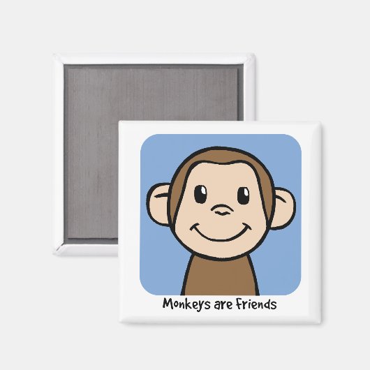 猿は友 マグネット (正面/裏面)