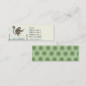 猿は名刺を照らします スキニー名刺 (正面/裏面)