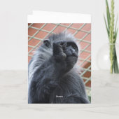 猿は早く回復する カード (裏面)