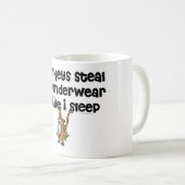 猿は私の下着を盗みます! コーヒーマグカップ (正面右)