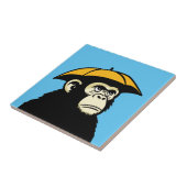 猿は雨に似ぬ タイル (側面)