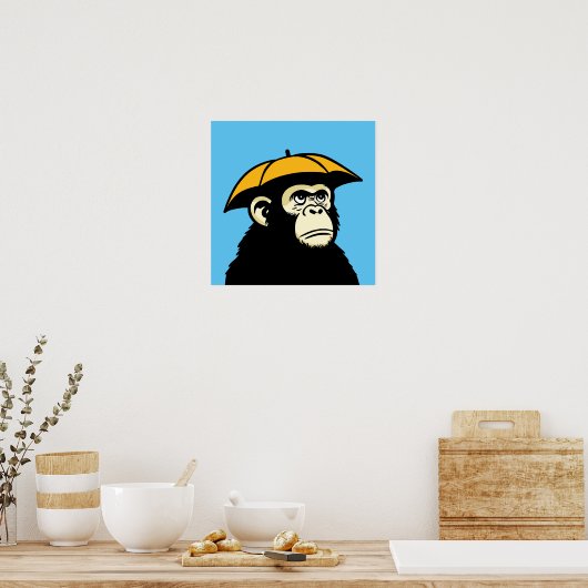 猿は雨に似ぬ ポスター (キッチン)