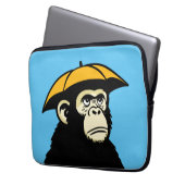猿は雨に似ぬ ラップトップスリーブ (正面左)