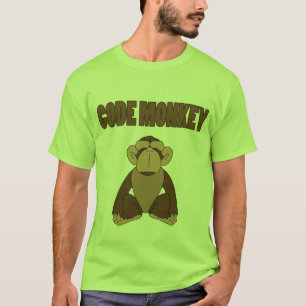 猿をコードして下さい Tシャツ