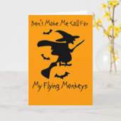 猿を呼ばせるな飛んでいるい カード (黄色い花)