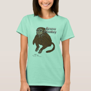 猿を尊敬して下さい Tシャツ