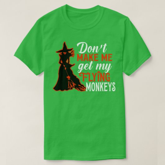 猿を飼わせな飛んでいるい Tシャツ (デザイン正面)