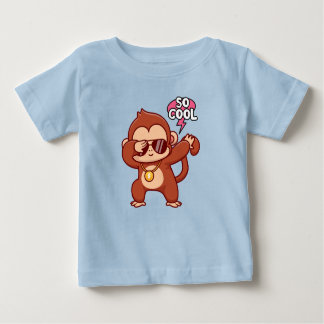 猿クールの子 ベビーTシャツ