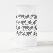 猿ビールガラス フロストグラスビールジョッキ (中央)