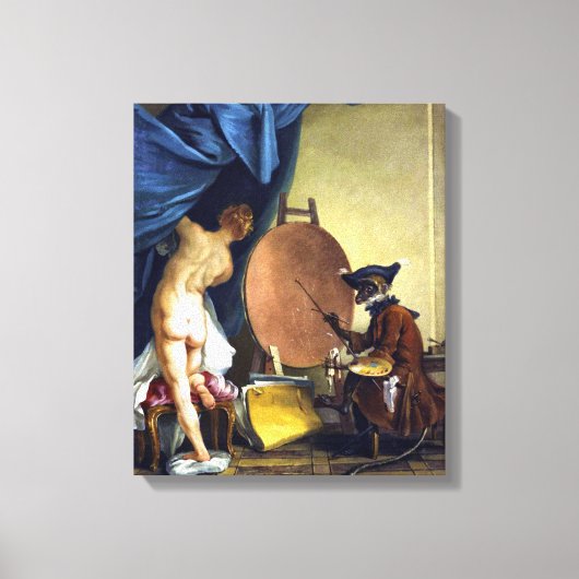 猿ペインター キャンバスプリント (正面)