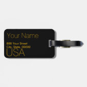 猿中国のな年の(占星術の)十二宮図の誕生日の荷物のラベル ラゲッジタグ (裏面横)