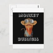 猿商売 ポストカード (正面/裏面)
