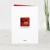 猿年1980年に-誕生日の挨拶状生まれて下さい カード (裏面)