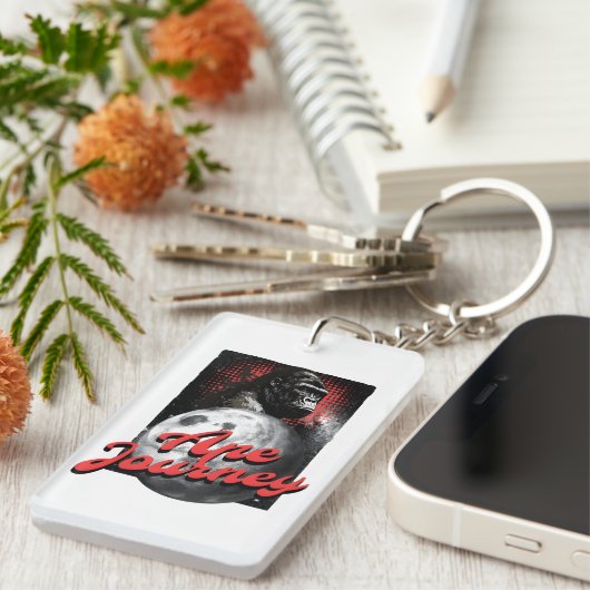 猿旅行 キーホルダー (正面右)