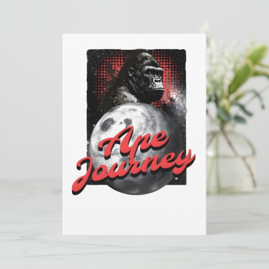 猿旅行 招待状 (スタンド正面)