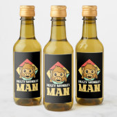 猿熱狂する男 ワインラベル (ボトル)