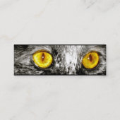 猿猫のプロフィールカード スキニー名刺 (裏面)