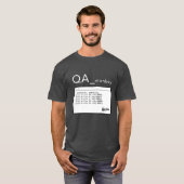 猿白のQA Tシャツ (正面フル)