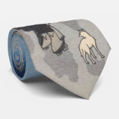 猿若町の夜ヴィンテージ浮世絵日本の ネクタイ (ロール)