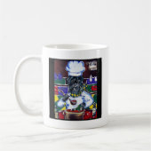 猿顔のピンシャーシェフ コーヒーマグカップ (左)