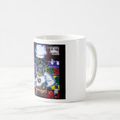 猿顔のピンシャーシェフ コーヒーマグカップ (正面右)