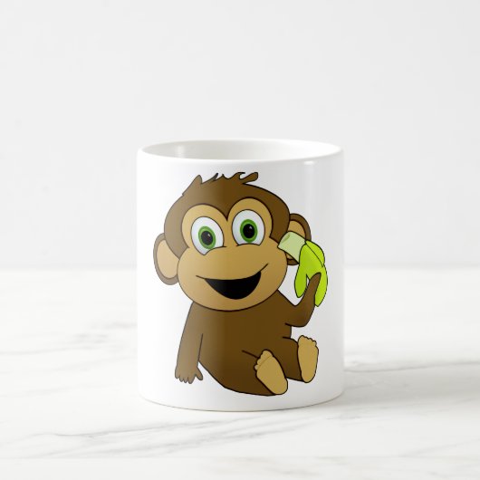 猿 コーヒーマグカップ (中央)