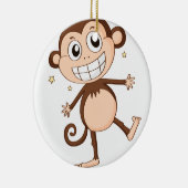 猿 セラミックオーナメント (右)