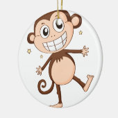 猿 セラミックオーナメント (左)