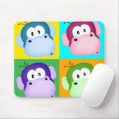 猿 マウスパッド (マウス)