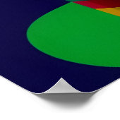 猿 - 大きな子供用プリント ポスター (角)