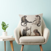 猿(色のlitho) クッション (椅子)