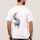 猿、D.R Roboto Tシャツ (裏面)