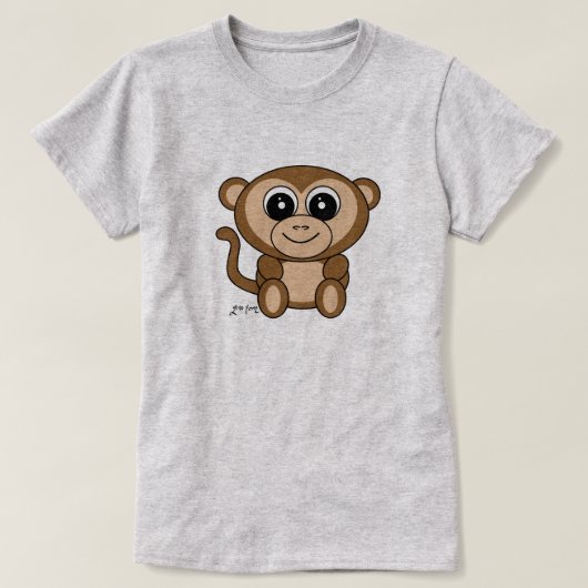 猿 Tシャツ (デザイン正面)