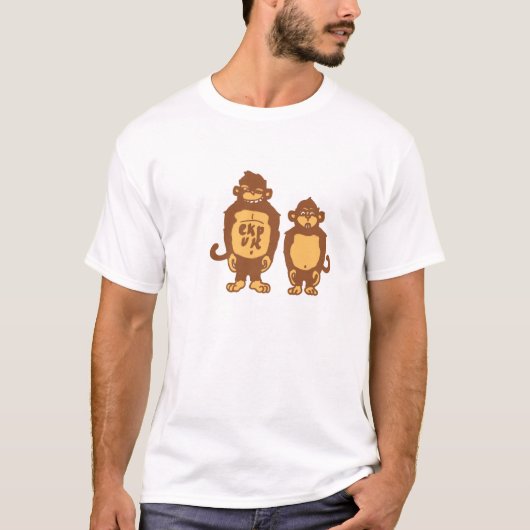 猿 Tシャツ (正面)