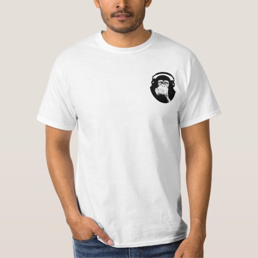 猿DJのワイシャツ Tシャツ (正面)