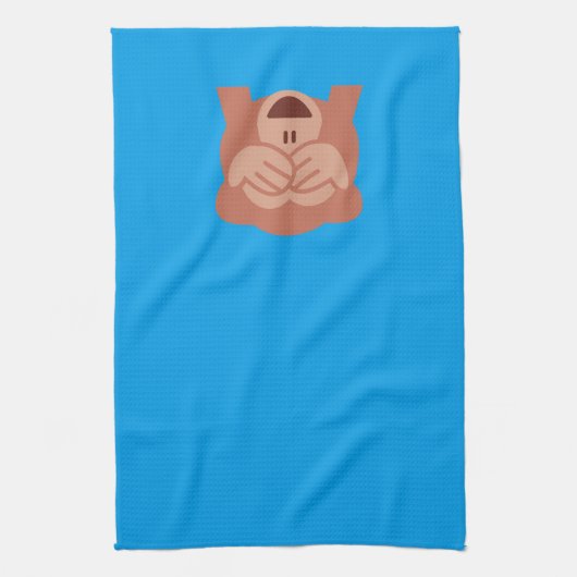 猿Emoji キッチンタオル (縦)