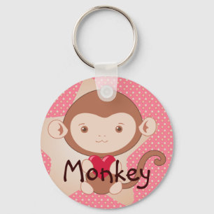 猿Keychain キーホルダー