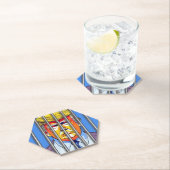 獄中のトランプカスタム六角コースター ペーパーコースター (インサイチュ)