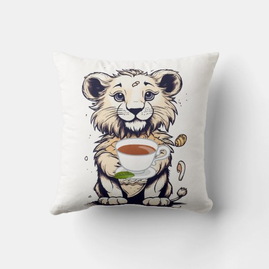 獅子🦁お茶 クッション (裏面)
