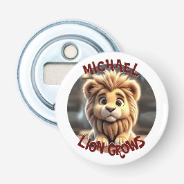 獅子が伸びる 栓抜き