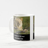 獅子が勇者のハートに眠る コーヒーマグカップ (正面左)