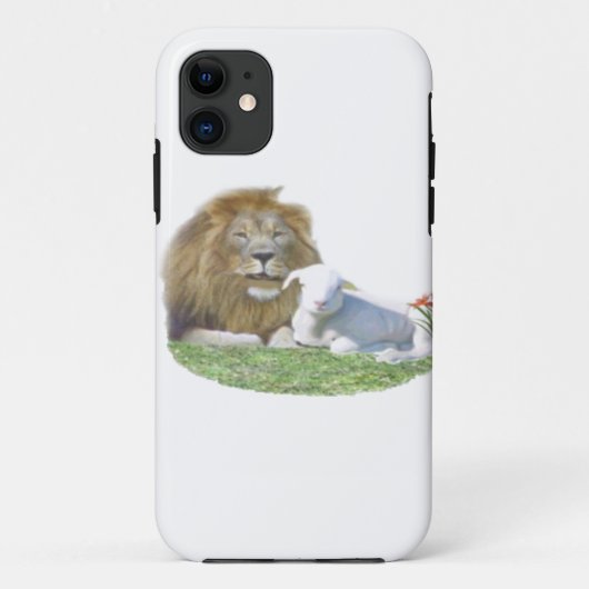 獅子と子羊のキリスト教芸術 Case-Mate iPhoneケース (裏面)
