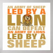 獅子に導かれる ポスター (正面)