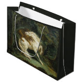 獅子に襲われる馬（テオドール・ゲリコー） ラージペーパーバッグ (正面アングル)