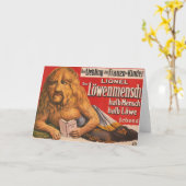 獅子の頭を持つ男のシェイクスピア読は、1913年。 カード (黄色い花)