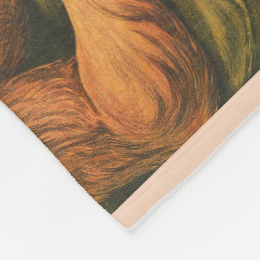 獅子の頭を持つ男のシェイクスピア読は、1913年。 フリースブランケット (角)