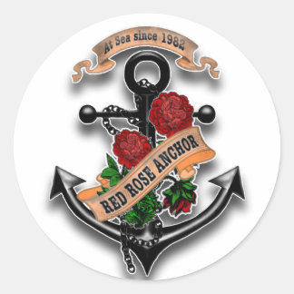 獅子の頭レトロ ラウンドシール