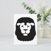 獅子の頭顔 ポストカード (スタンド正面)