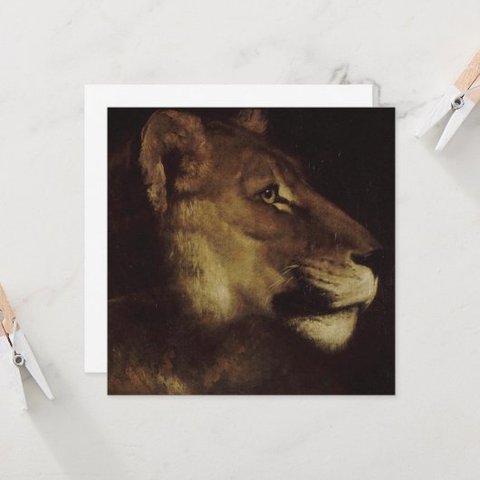 獅子の頭 カード (正面/裏面インサイチュ)